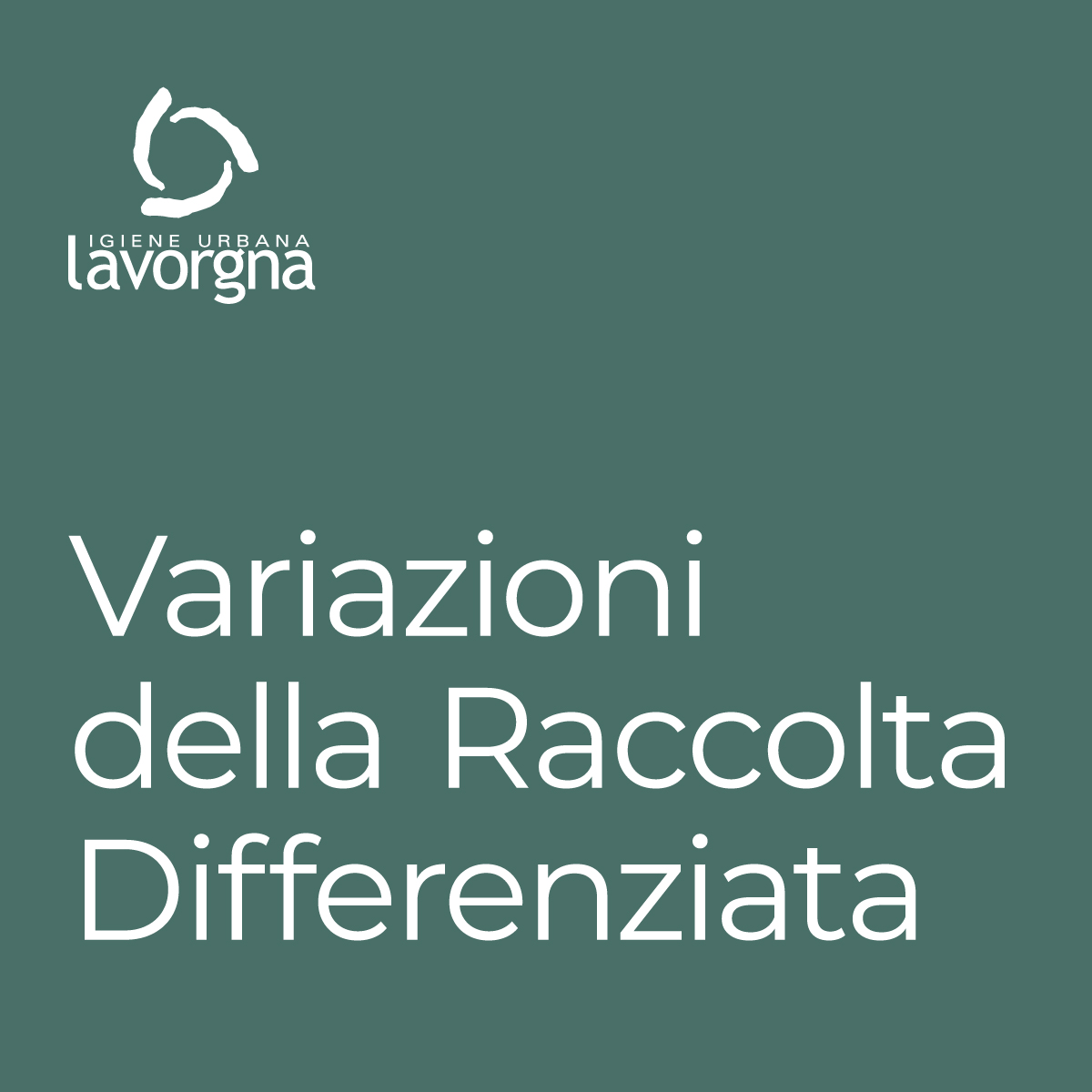 Variazioni della raccolta differenziata per la festività del 2 giugno 2025